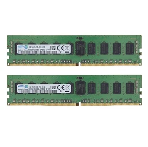 Samsung 16GB 2X8GB DDR4 2133MHz PC4-17000 ECC Registered Server RDIMM Memory Ram - Picture 1 of 4