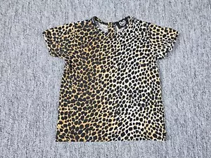 Dolce & Gabbana Junior Girls Top 12 Months Leopard Print Shirt Cap Sleeves Italy - Picture 1 of 7