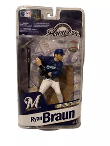 MCFARLANE RYAN BRAUN MLB ELITE BREWERS REG BLUE UNIFORM FIGURE - Picture 1 of 6