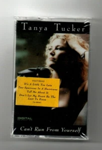Tanya Tucker Can't Run From Yourself 1992 Sealed Cassette - Picture 1 of 2