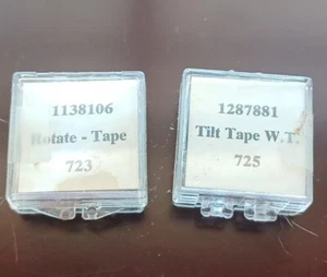 IBM Selectric parte KIT NASTRO ROTANTE E INCLINABILE NUOVO ORIGINALE IBM # 1138106 + 1287881 - Foto 1 di 3