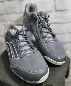 Adidas Gray Baseball Cleats Size 14 With Speckled Sole - Picture 1 of 9