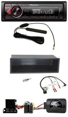 Pioneer MP3 DAB 1DIN Lenkrad USB Autoradio für VW Passat Golf IV Polo schwarz - Bild 1 von 4