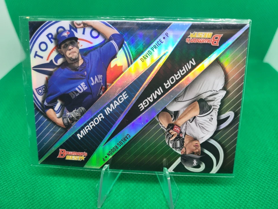 2015 Bowman's Best MIRROR IMAGE REFRACTOR David Price / Carlos Rodon - Image 1 of 1