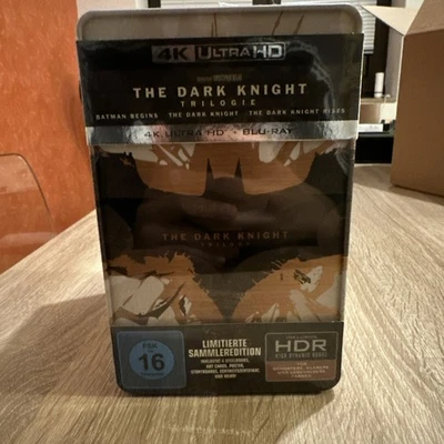 The Dark Knight Trilogie 4K (Limited Steelbook Edition) (4K UHD + Blu-ray) Neu - Bild 1 von 4