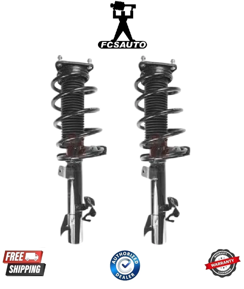 Front L/R Suspension Strut and Coil Spring FCS For Infiniti M37 M56 Q70 Q70L AWD - Image 1 of 1