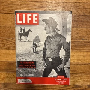 Life Magazin 22. Oktober 1951. Rodeo Bronc Rider Casey Tibbs - Bild 1 von 7
