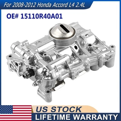 Engine Oil Pump for Honda Accord Civic CR-V Crosstour Acura ILX 2013-2015 TSX Foto 1 de 4