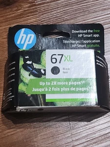 HP 67XL Tintenpatrone Schwarz Hohe Reichweite Neu EXP. 10/2023 - Bild 1 von 4