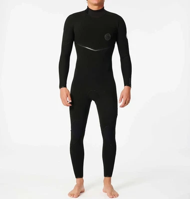 RIP CURL 3/2 E7 E-BOMB Men's Back-Zip Wetsuit - Black - Medium - NWT - Image 1 of 4