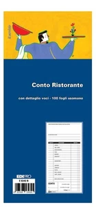 EDiPro - E5343N - Restaurant account pad with items detail 100 sheets hand use 2 - Bild 1 von 2