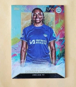 2023-24 Topps Inception UEFA Turquoise /125 Catarina Macario #54 SP Chelsea - Picture 1 of 4