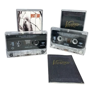 2 Pearl Jam Cassette Tapes - VITALOGY (w/ booklet) & VS, '90s Grunge Alternative - Picture 1 of 23