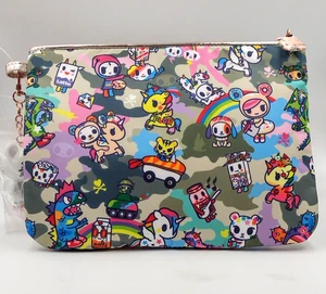 Bolso sin asas Tokidoki camuflaje colección Kawaii selva cremallera TK1803208 - Imagen 1 de 3