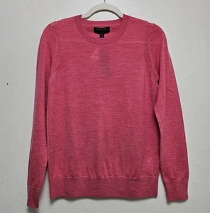 Nuevo con etiquetas Suéter Banana Republic Mujer 100% Merino Rosa Manga Larga Cuello Redondo Talla S - Imagen 1 de 15