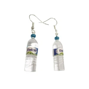 Women Fashion Spring Water Bottle Pendant Dangle Earrings Jewelry for Party - Picture 1 of 1