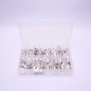 100 Stück Ringklemmen mit offenem Ende Sortiment Box 10–70 mm² Crimpkabel Stecker Set - Bild 1 von 1