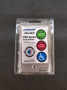 Nuevo, Securitron, PB5E, BOTÓN PULSADOR 2" RND, VERDE, ROJO, HANDICAP, con cable - Imagen 1 de 2