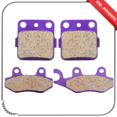 Front Rear Brake Pads Fits 2008-2012 KAWASAKI KLX140L Carbon fiber Brake Pads - Изображение 1 из 4
