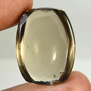 21.25 Ct 20x16x7 mm 100%Natural brazil smoky quartz Cabochon gemstone