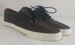 POLO RALPH LAUREN Vaughn Maroon Corduroy Fashion Sneakers Men's Shoes US 11.5 D - Picture 1 of 6