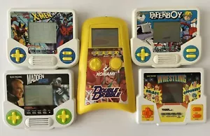 Vintage 1980s Tiger Electronic Konami Handheld Game Lot of 5 Paperboy X-Men More - Picture 1 of 3