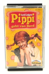 Pippi geht von Bord Kassette Astrid Lindgren MC - Bild 1 von 2