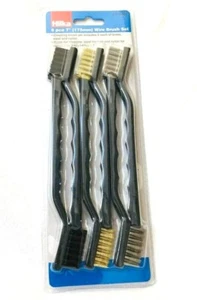 NEU Nylon kleines Bürsten Set Reinigungsbürsten Auto Küche 175 mm 6er Pack - Bild 1 von 2