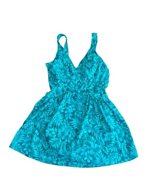 Traje de baño Maxine Of Hollywood para mujer talla 10 de una pieza con falda verde Foto 1 de 4