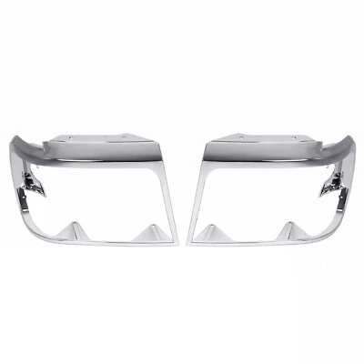 Faros cromados bisel de ajuste izquierdo y derecho para camioneta Ford Bronco F150 1992-1996 Foto 1 de 4