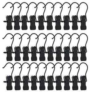 30 PCS Boot Hangers for Closet, Laundry Hooks with Clips, Boot Hanging Hold C... - Picture 1 of 8