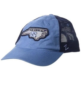 North Carolina Tar-Heels Snapback Trucker Hat Blue Adjustable NCAA - Picture 1 of 3