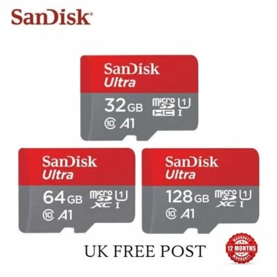 SanDisk Ultra Micro SD 32GB 64GB 128GB Class 10 SDHC SDXC Memory Card Imagemate - Image 1 of 4