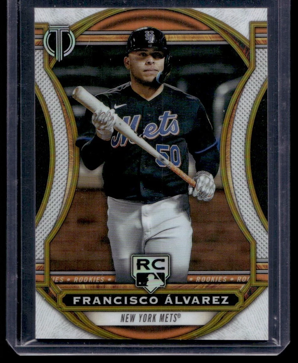 2023 Topps Tribute Gold Francisco Alvarez Rookie /75 #100