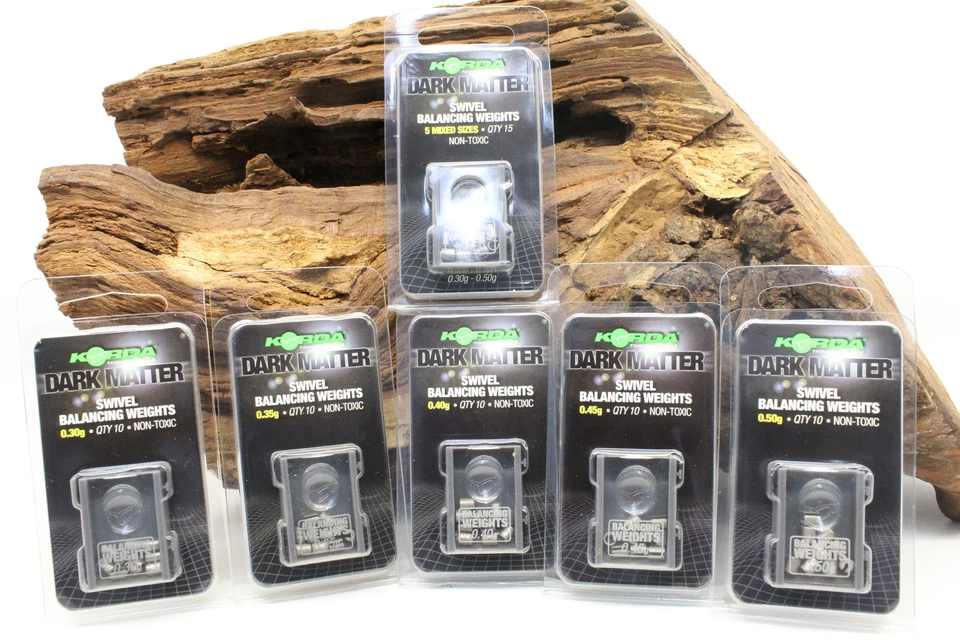 Korda Dark Matter Balancing Weights 0,30g 0,35g 0,40g 0,45g 0,50g 5 Mixed Sizes - Bild 1 von 1