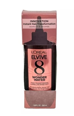 L'Oreal Elvive 8 Second Wonder Water Hair Transforming Lamellar Rinse-Out 6.8oz - Image 1 of 2