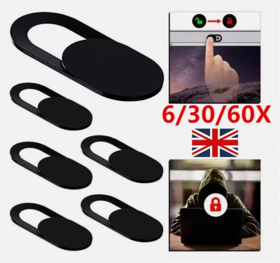 6-60X Ultra Thin Web Camera Cover Slim Slide Design for Laptop, Android, MacBook - Image 1 of 4