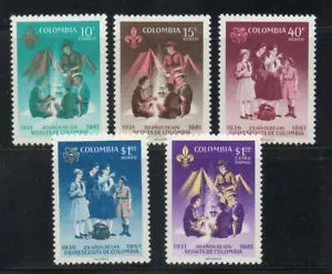 Colombia 1962 Boy scout boliviani serie cpl nuova integra MNH N3964 - Bild 1 von 1