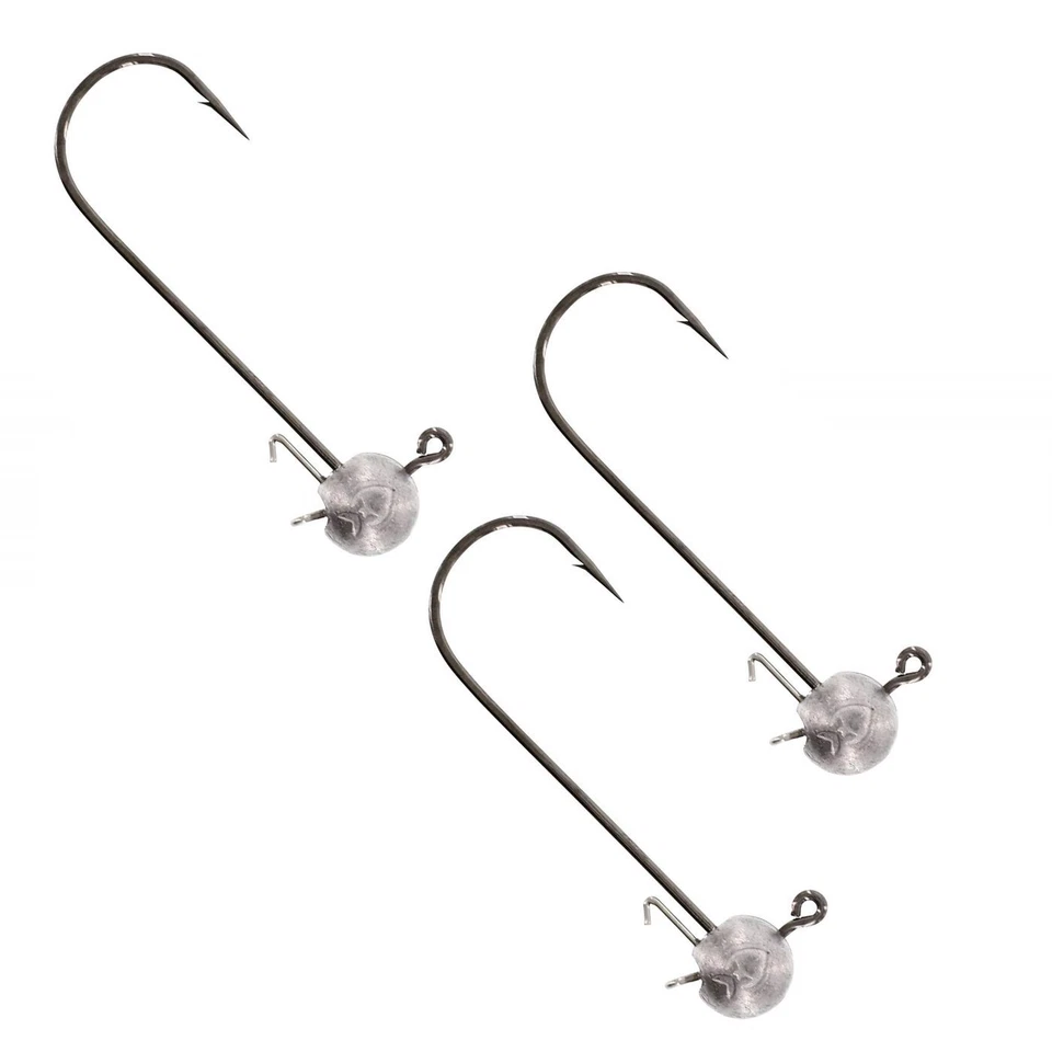 Westin Jighaken RoundUp HD Natural Mustad - 3 Haken, Angelhaken, Jigköpfe