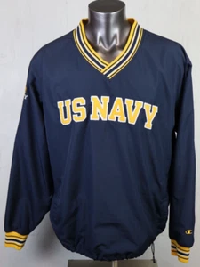 Chaqueta Pullover Campeón de la Academia Naval de Estados Unidos Estilo Clásico Azul Marino Cabras Talla XL - Imagen 1 de 8