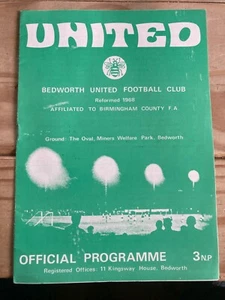 The Program Cabin - Bedworth United v Tamworth / Lower Gornal Athletic 1972 - Imagen 1 de 2
