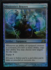 Magic The Gathering MTG ILLUSIONIST'S BRACERS FOIL Gatecrash Unplayed Mint