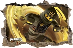 LEGO NINJAGO WANDAUFKLEBER Loch in der Wand Wand Aufkleber Wandtattoo 93 - Bild 1 von 4