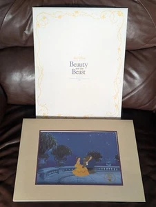 Disney Beauty & the Beast 1992 Exclusive Commemorative Lithograph Art Print NEW - Picture 1 of 3