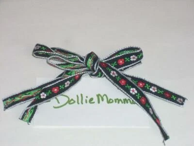 Cintas florales para el cabello AMERICAN GIRL KIRSTEN (2) ~ Accesorio de invierno ~ histórico ~ retirado Foto 1 de 4