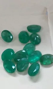 Loose Gemstone natural Emeralds 7x5 oval 1 pc about 0.70ct $20 /pc - Picture 1 of 4