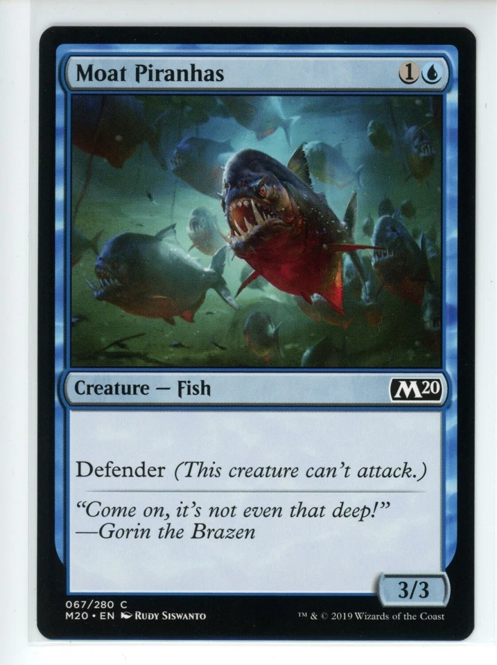 MOAT PIRANHAS Core Set 2020 #67 M20(NM)(MTG) - Image 1 of 1