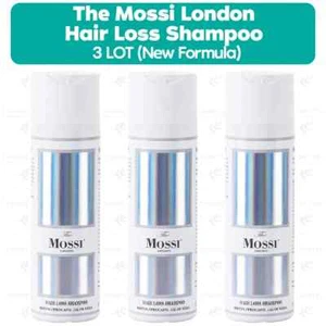 LOTTO 3 The Mossi London - Shampoo Perdita Capelli (Nuova Formula) Approvato FDA (NUOVO) - Foto 1 di 4