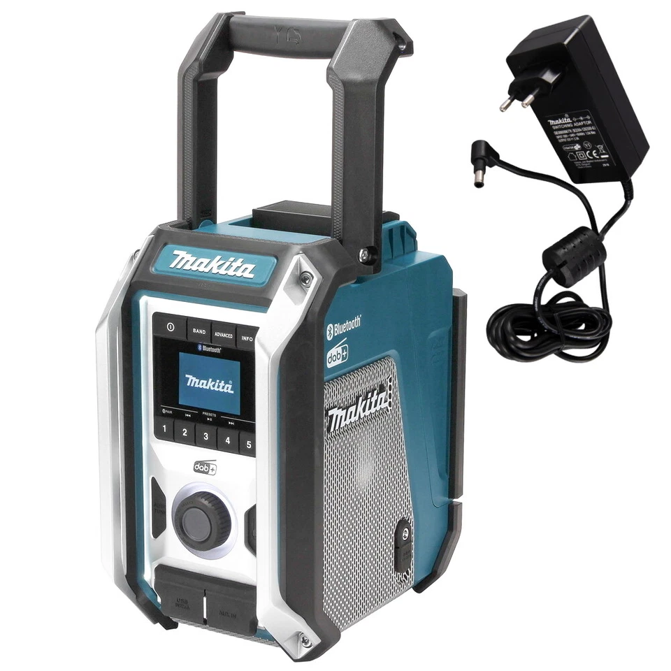 Makita Akku-Baustellenradio DMR115 mit Subwoofer - 12-18V - DAB+ - Bluetooth - Bild 1 von 4