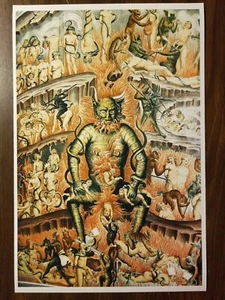 Apocalypse Armageddon 12"" x 18"" satanische Hölle Poster böse Kunst Teufel Halloween NEU - Bild 1 von 1